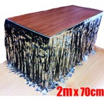 Saiote de Mesa Prateado 2m