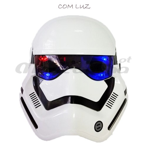 Mscara Storm Trooper Infantil com Luz