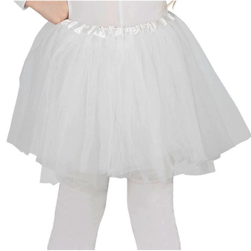 Saia Tutu Infantil Branco 