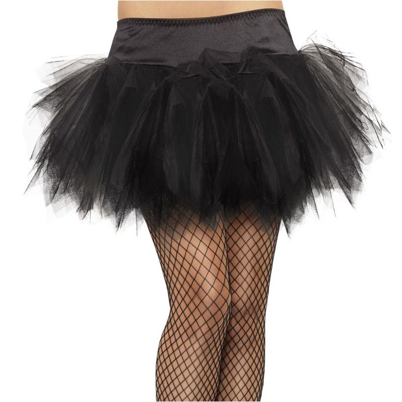 Saiote de tule |Tutu Fluffy Preto