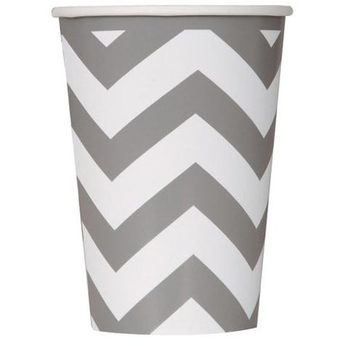 Copos Chevron Prata 6un