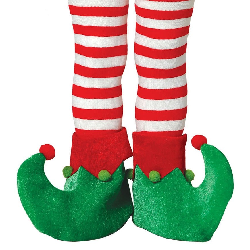 Tapa Sapatos de Duende do Natal Infantil