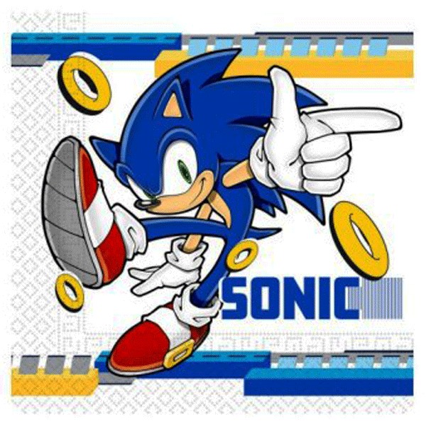 Guardanapos Sonic 20unid