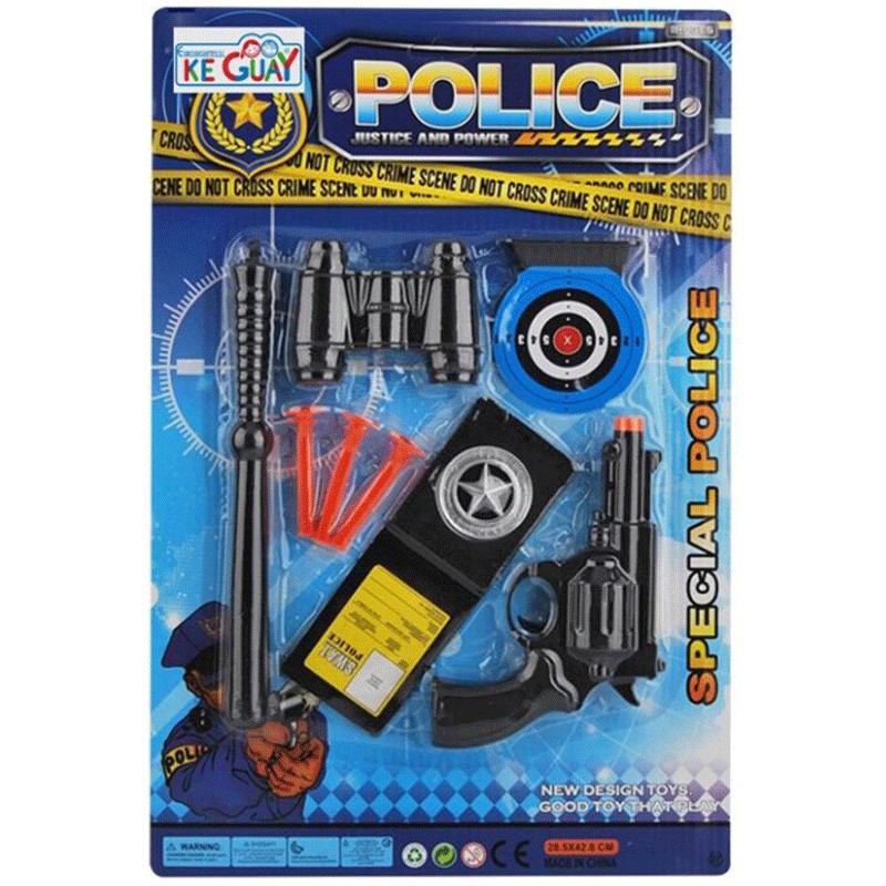 Kit Policia Interveno 8 Peas