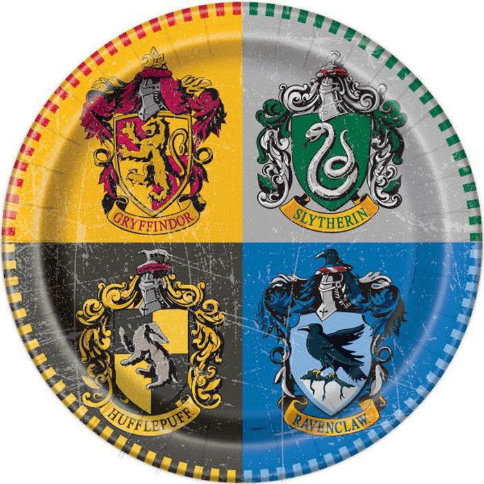 Pratos Harry Potter Hogwarts 8unid