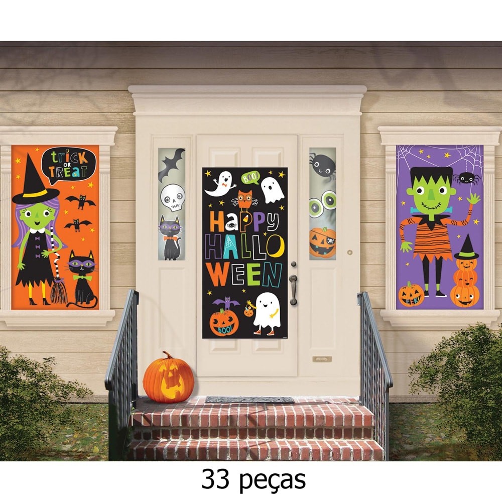 Mega Kit Decorao Halloween 33 Peas