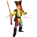 Fato o Pirata Aventureiro menino