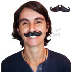 Bigode de Plastico fixa-se ao nariz