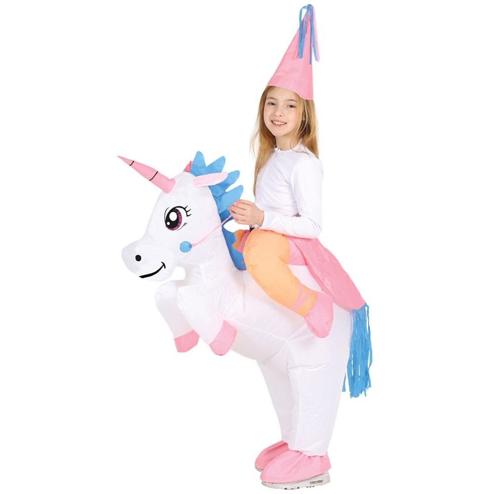 Fato Unicornio Insuflvel Infantil