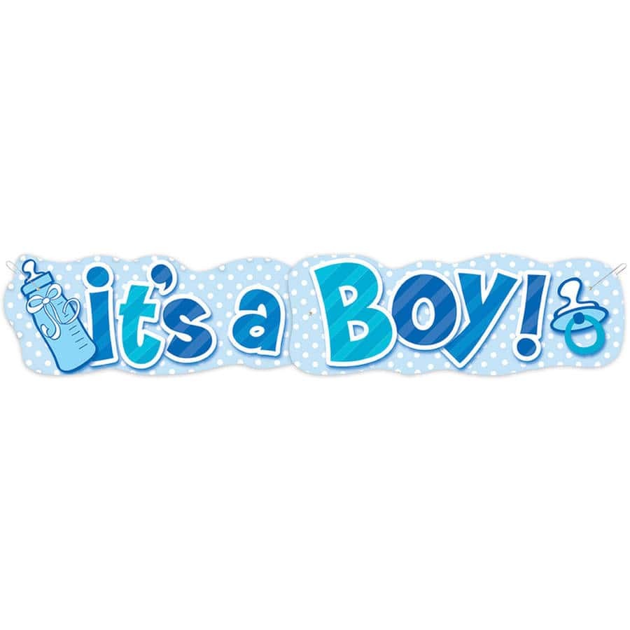 Decorao Letras Its a Boy Azul