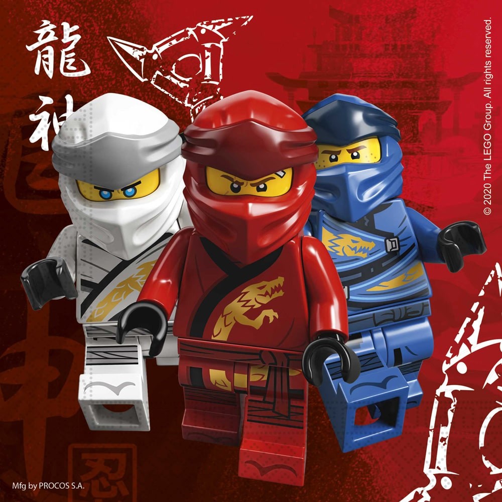 Guardanapos Lego Ninjago 20unid