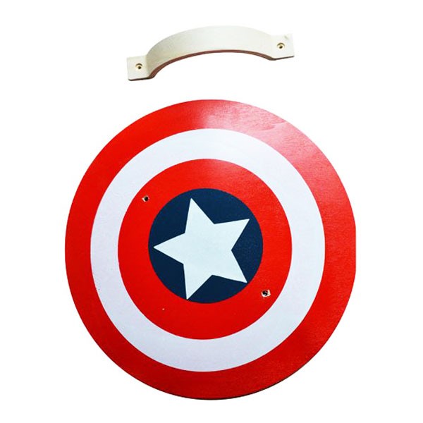 Escudo Capito America Madeira 30cm