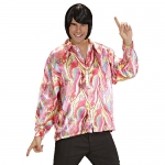 Camisa Anos 70 Funky Rosa