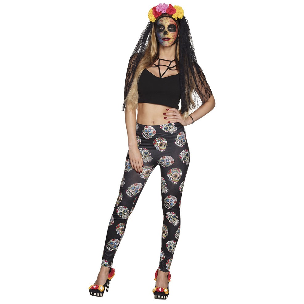 Leggings Dia de Los Muertos