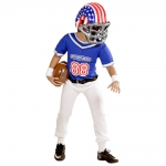 Capacete Insuflvel Futebol USA Infantil