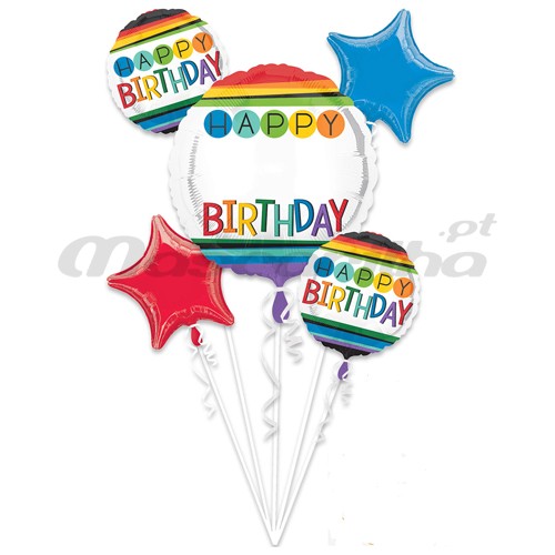 Kit Bales Happy Birthday personalizavel