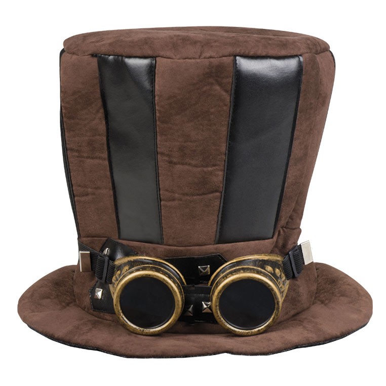 Cartola Alta Steampunk Castanha