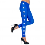 Leggings Azuis Com Estrelas