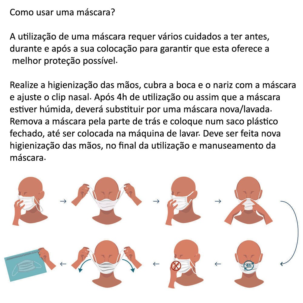 Mscara Social Criana Reutilizvel Ursinho