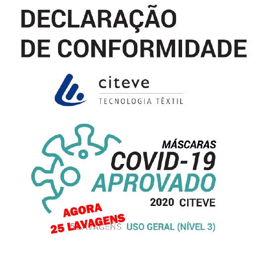 Mscara Social Reutilizvel com Riscas