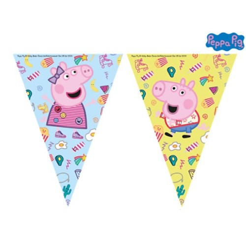 Bandeirolas Peppa Party