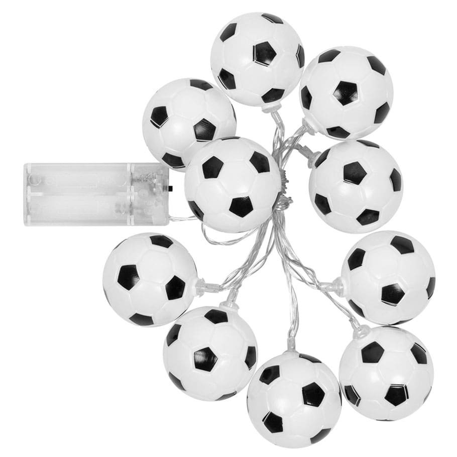 Luzes Led Bolas de Futebol 140cm