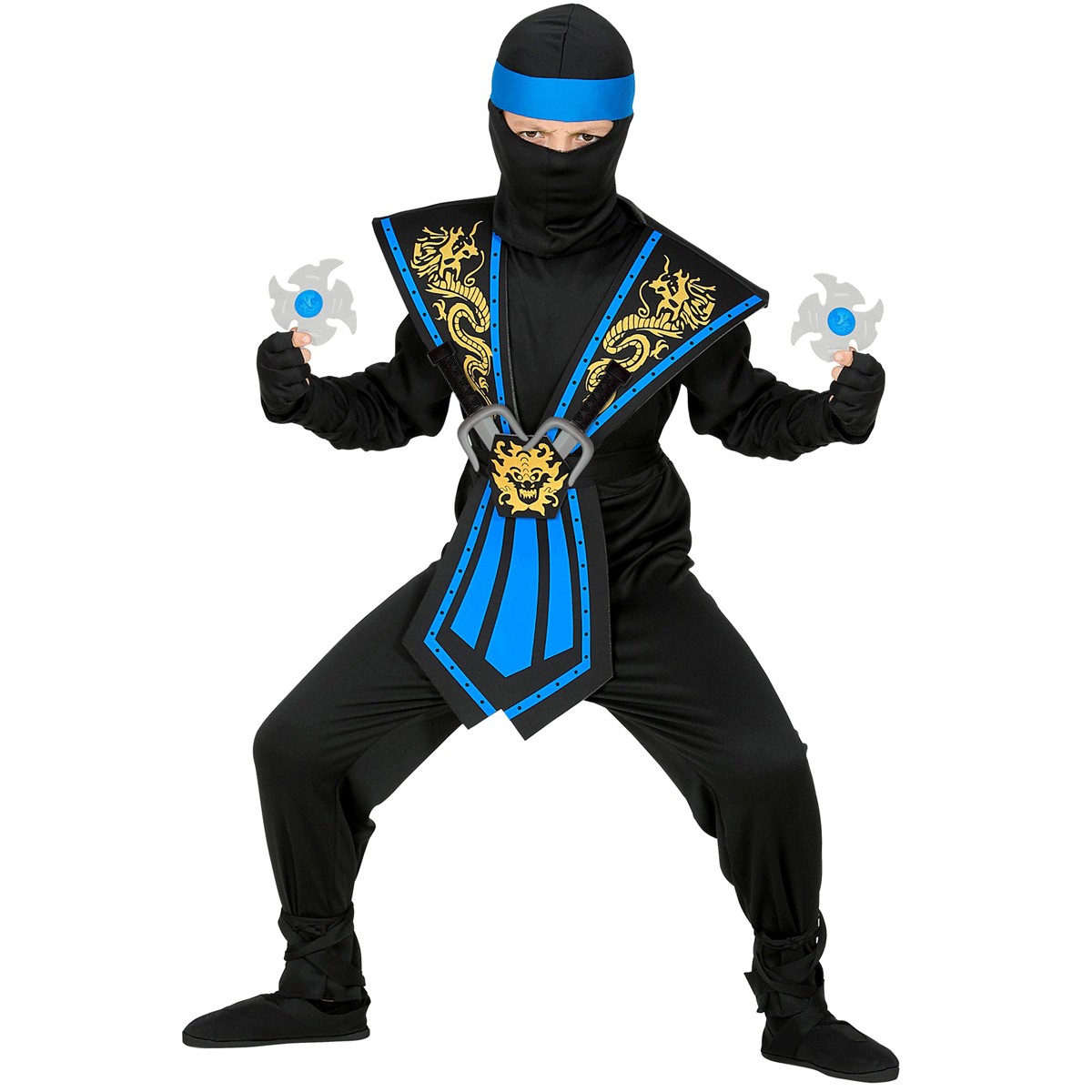 Fato Ninja Kombat com Acessrios