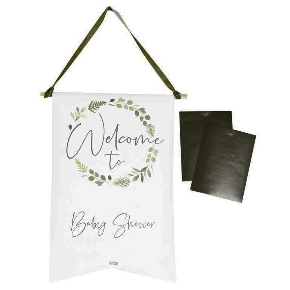 Bandeira Welcome Baby Personalizvel