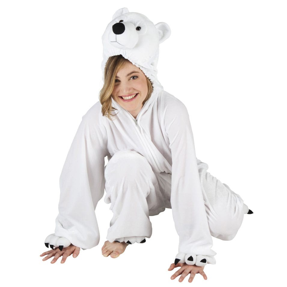 Fato Urso Polar Branco 