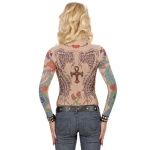 Blusa Efeito Tatuado Senhora